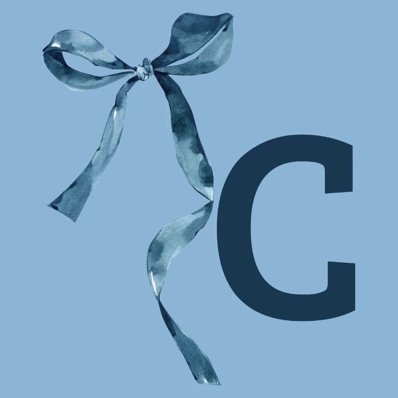 Monogram c Geschenkidee