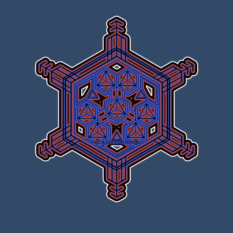 Fractal Evolution Experience Star Hexagon Pattern