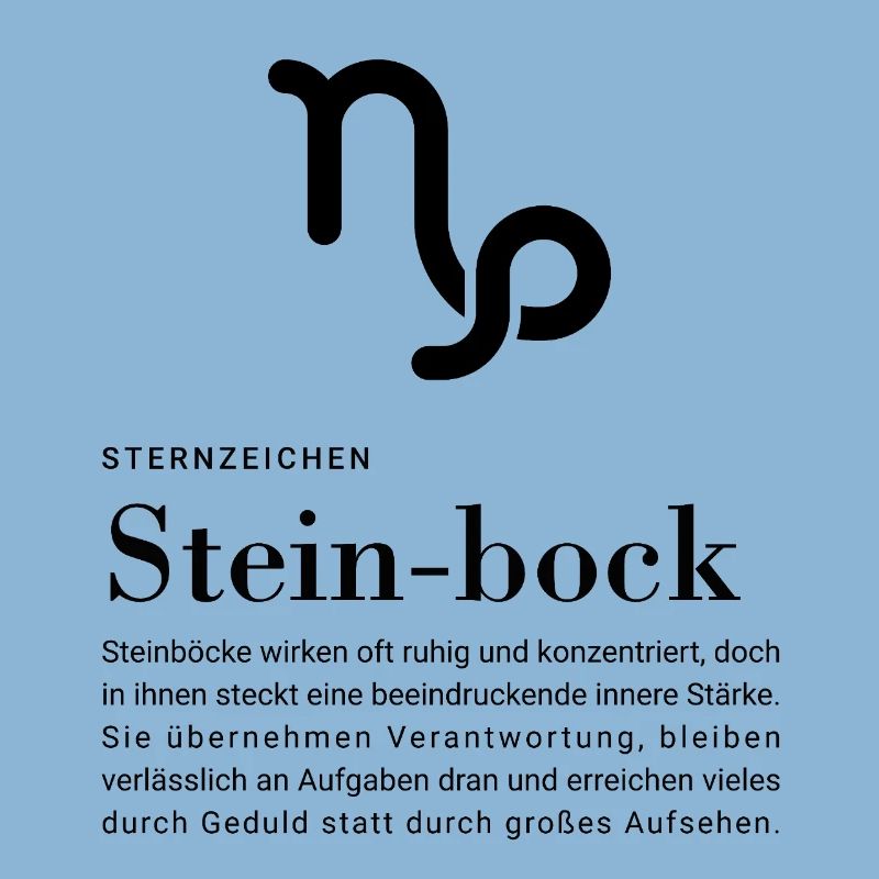 Sternzeichen Steinbock