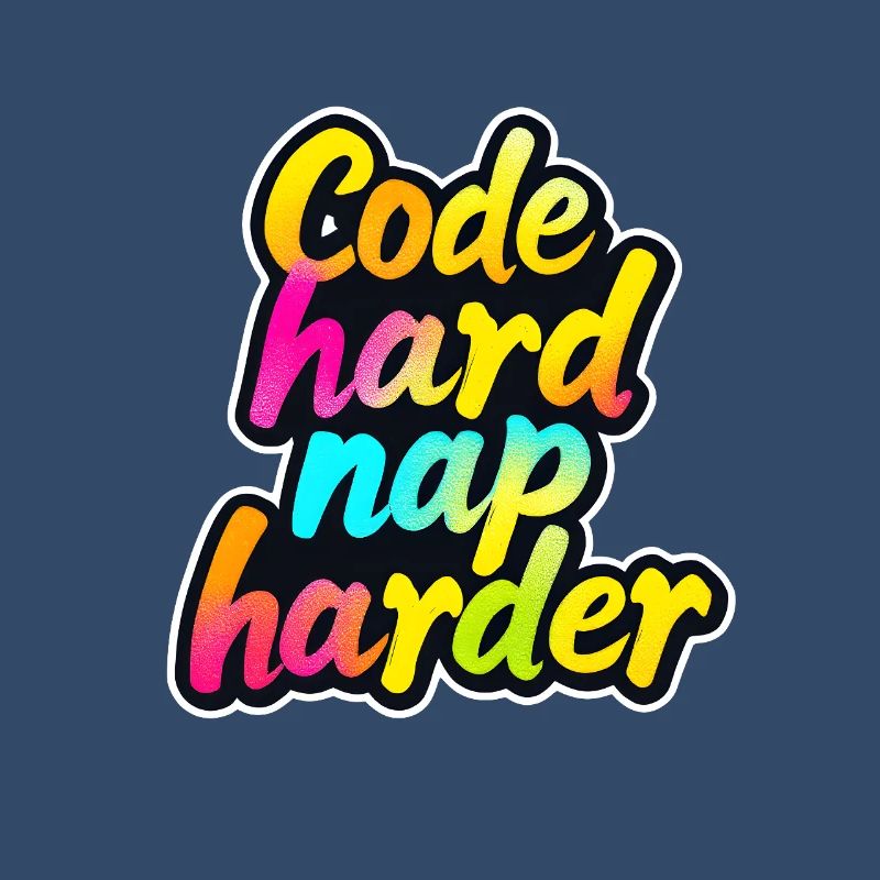 Code Hard Nickerchen Härter Lustiger Programmierer Tee