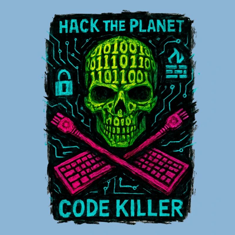 Hack the Planet Code Killer - Cyber Security