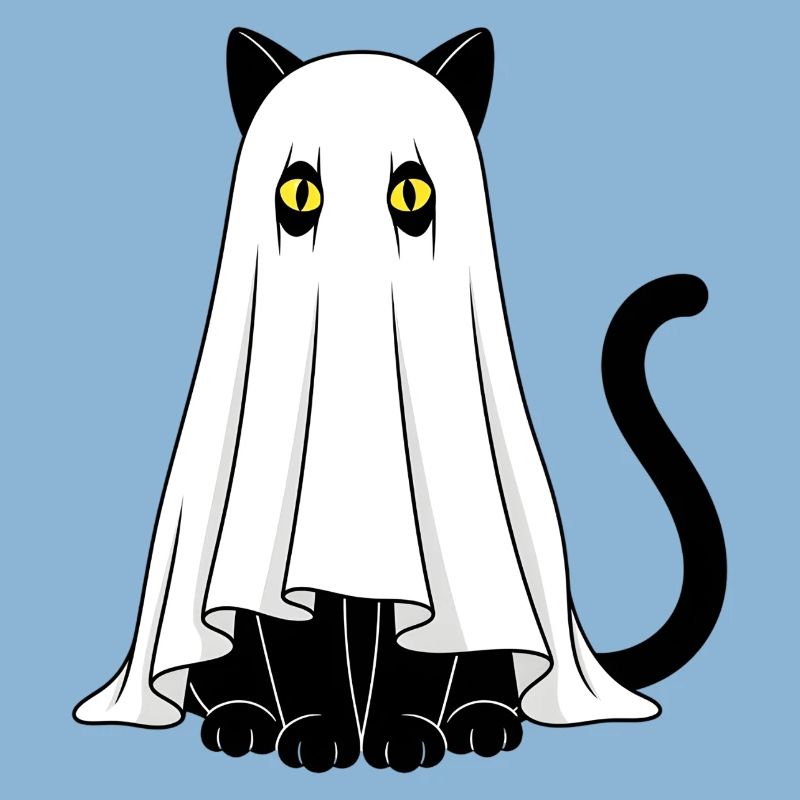 Ghost Cat Veil Ghost