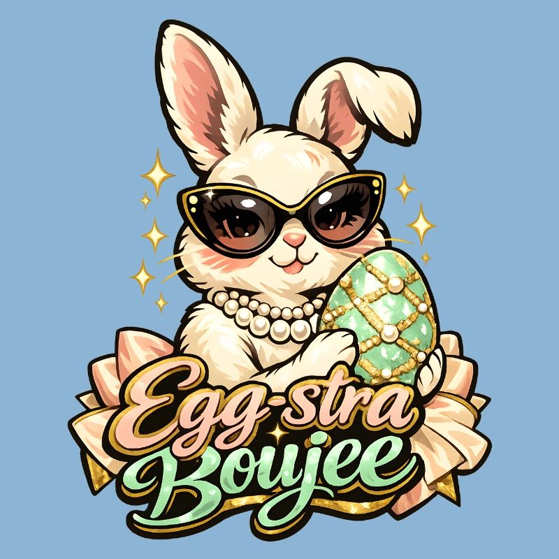 Egg-stra Boujee Easter Bunny Easter