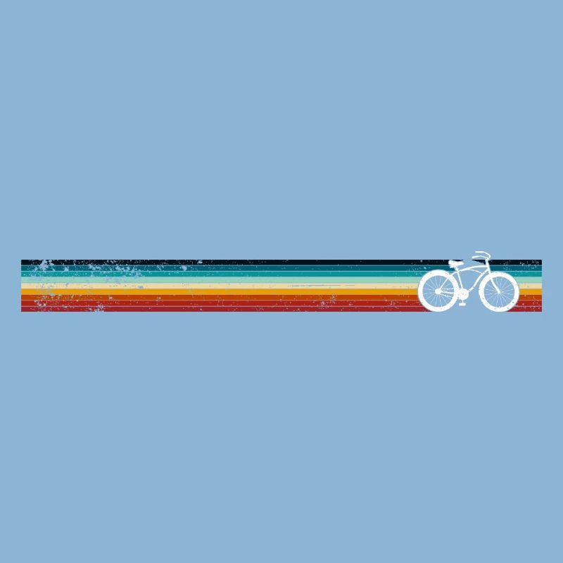 Rainbow Stripe Bicycle Design