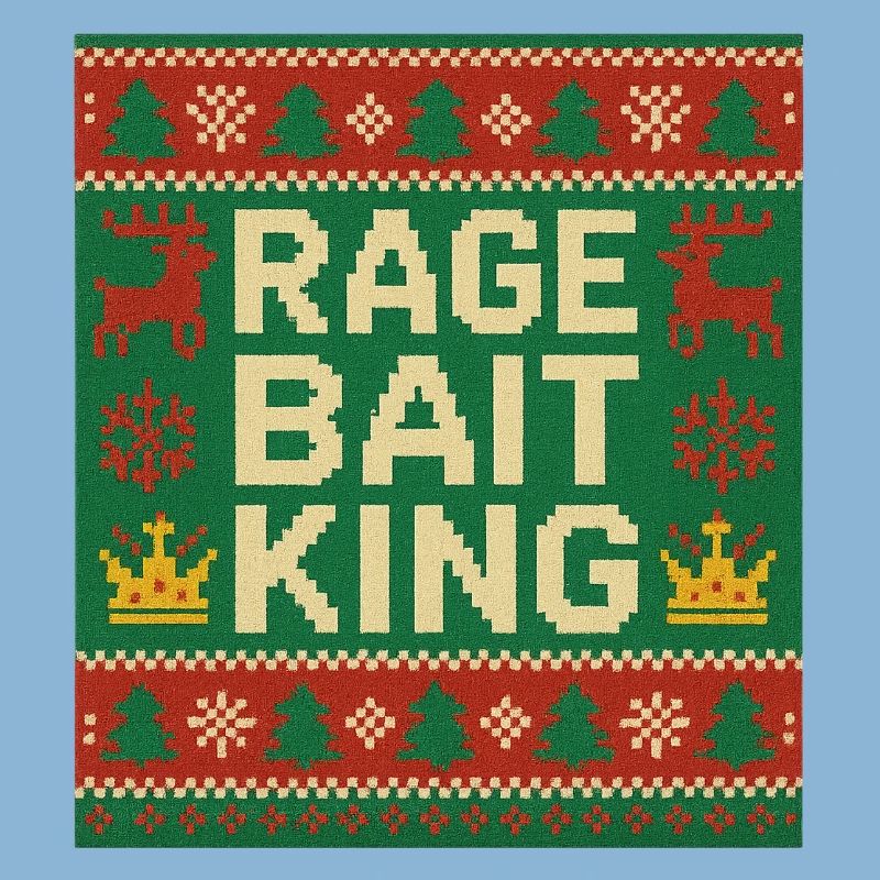 Roi de la rage Style pull moche, mème drôle