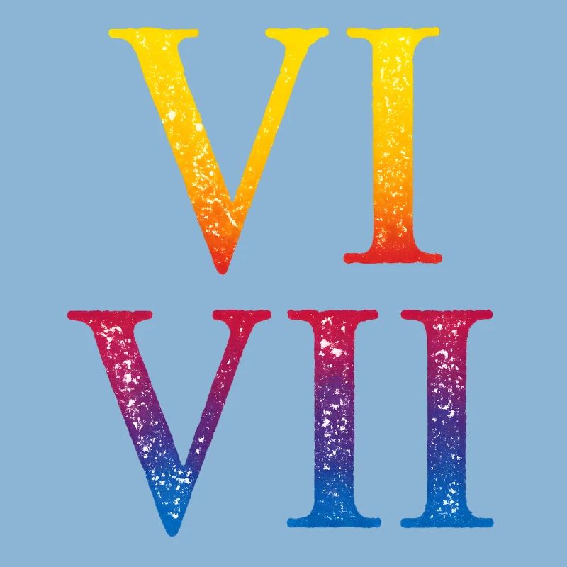 67 Meme VII Roman Numeral Stack
