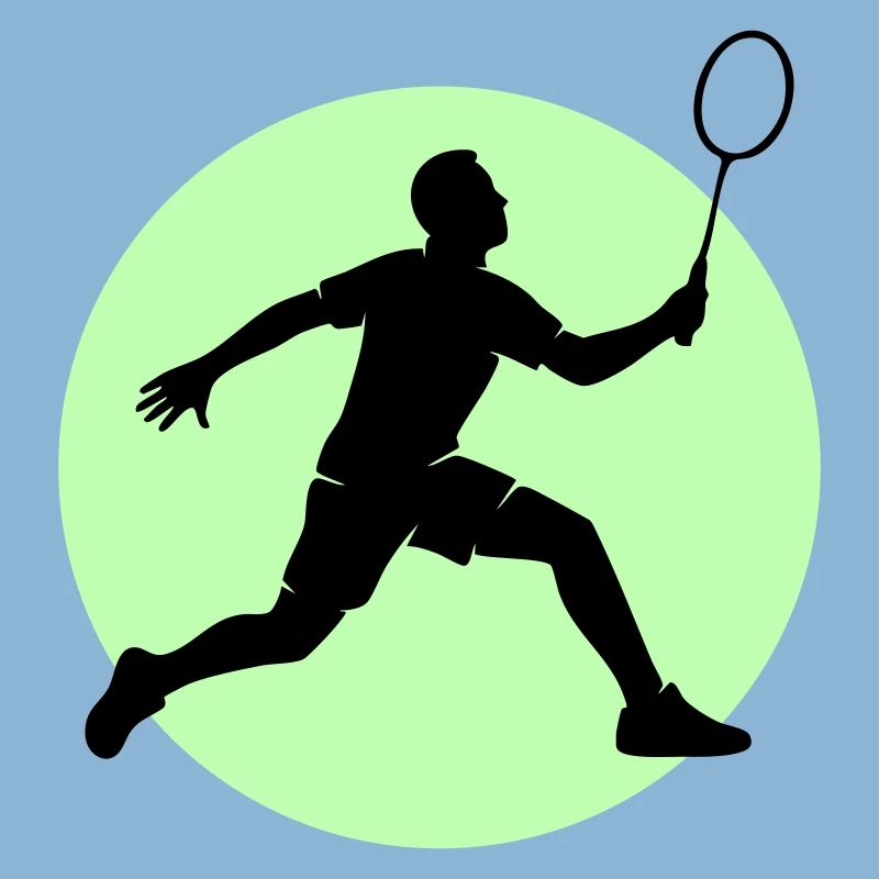 Badminton Player Forehand