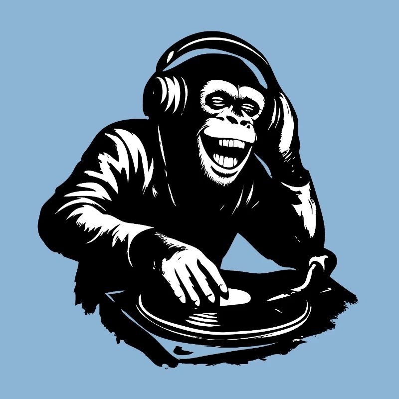 DJ The Monkey Danse à la Banksy