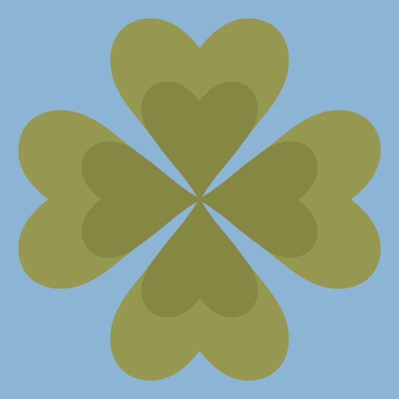 Four-Leaf Clover Pattern Design