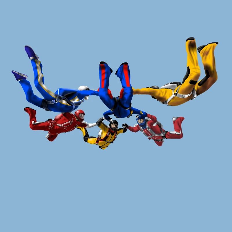 skydivers
