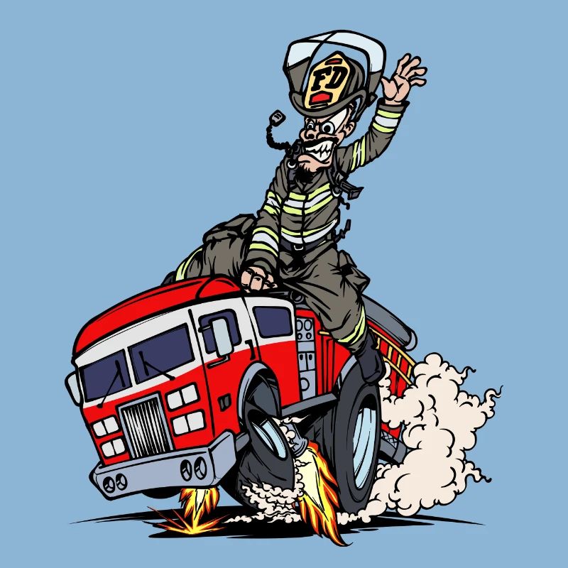 Fire brigade fire protection fire engine lifesaver