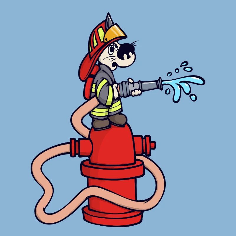 Firefighter Fire Hose Fire Brigade Fire