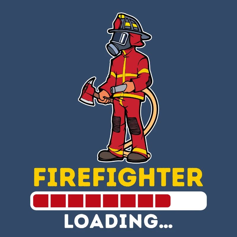Fire brigade fire hose slogan firefighter