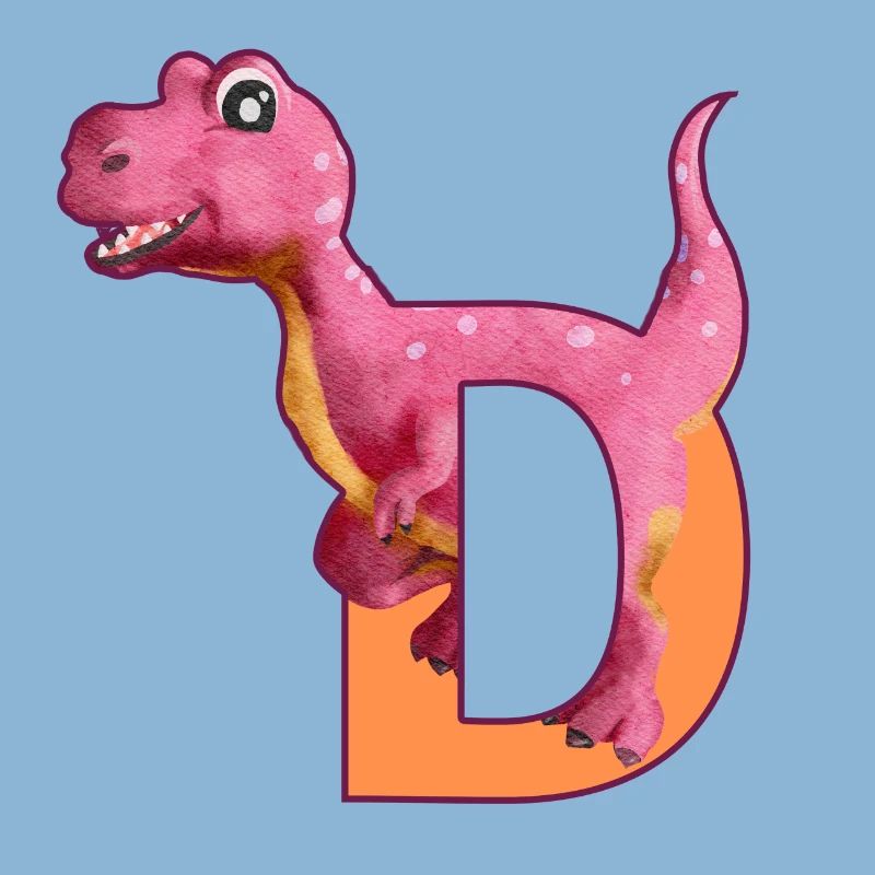 D - DINOSAUR, customizable