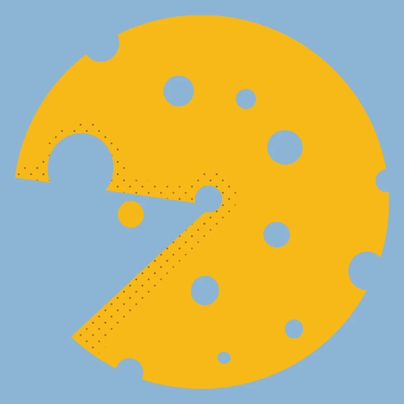 Cheese or a mouse in this fun optical illusion
