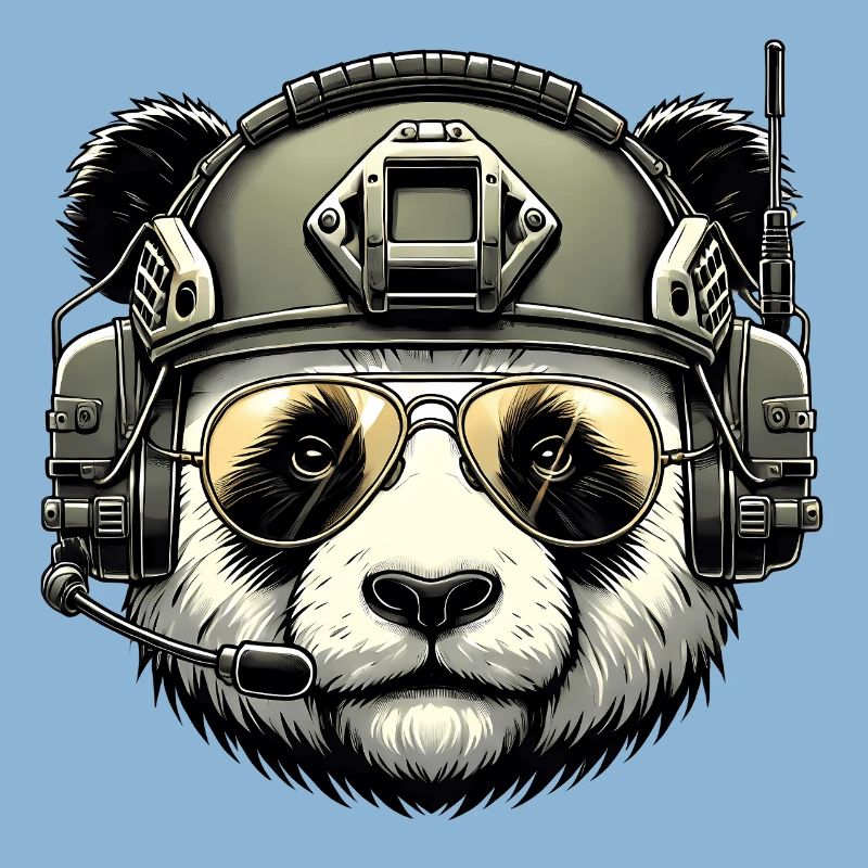Panda Militär Armee Design