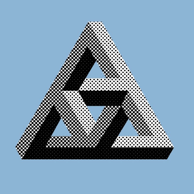 Optical Illusions Design Triangle