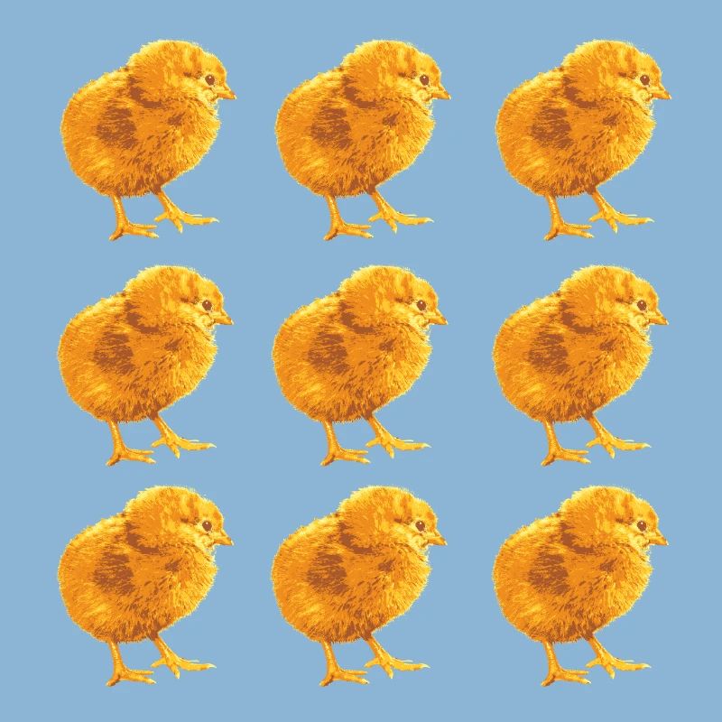 Chick Pattern for Spring and Nature