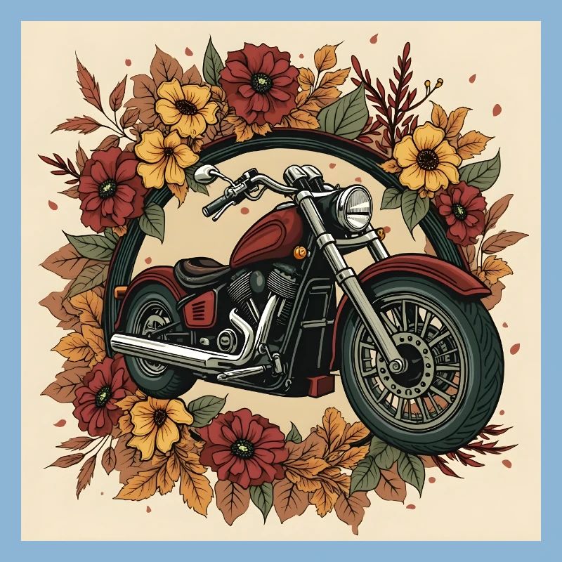 Roue de fleurs d’impression en bloc