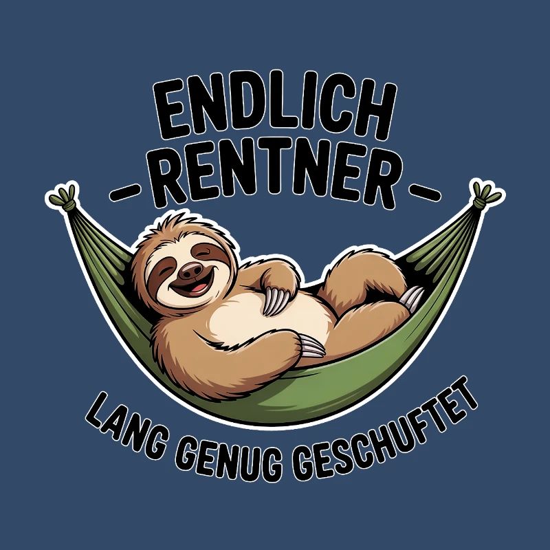Endlich Rentner – Ruhestand, Spruch, Geschenkidee