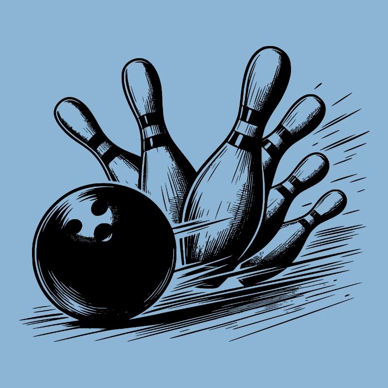 Dynamic Bowling Ball Throwing on Pins