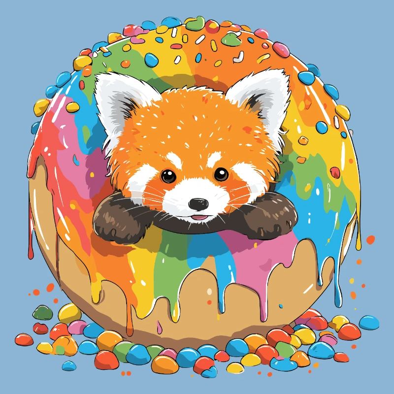 Regenbogen Donutfuchs