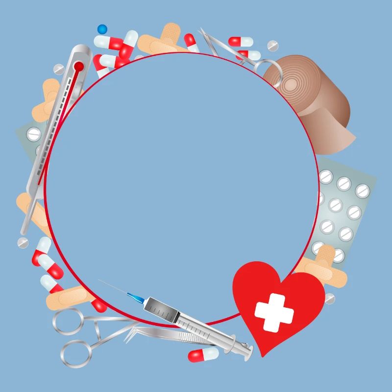 First aid kit or first aid kit as a frame