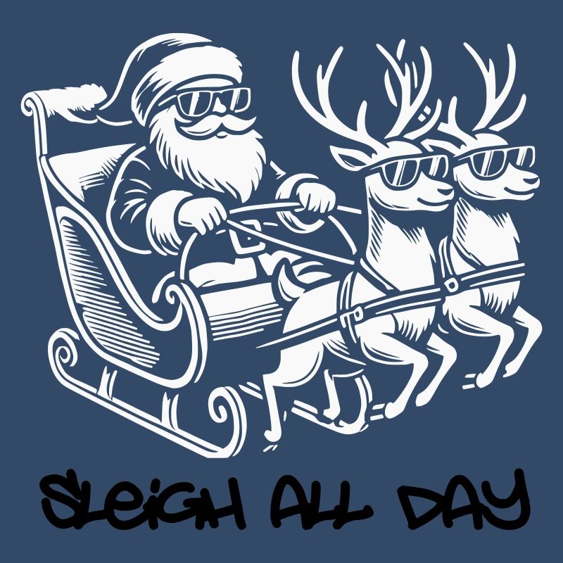Cooler Santa – Sleigh All Day