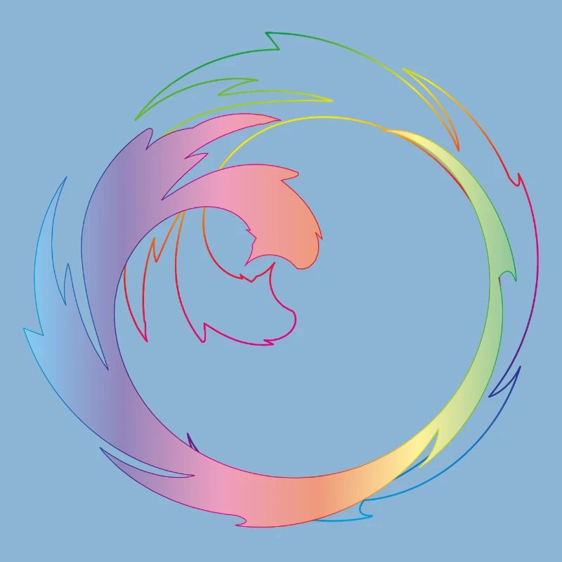 Roue chromatique créative comme cadre de design dynamique