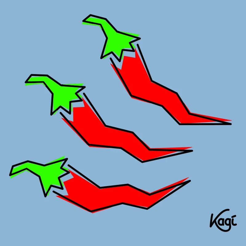 trois pepperonis