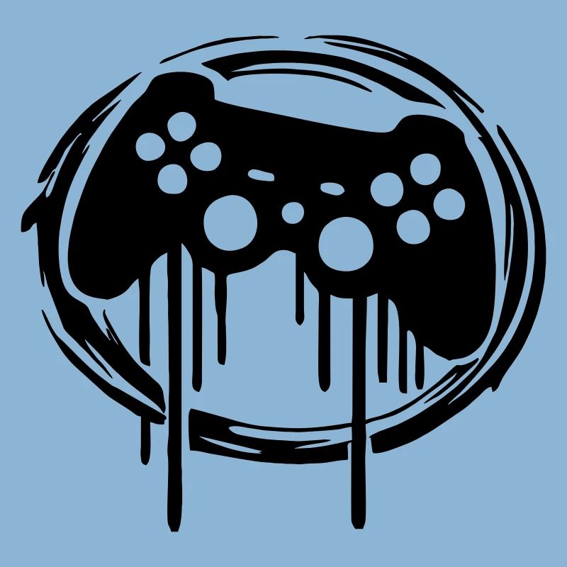 Gaming Controller Circle Pattern