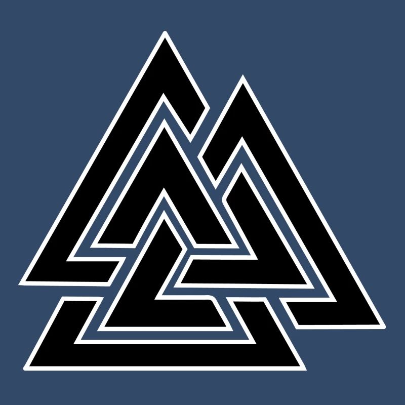 Triangular intertwined pattern