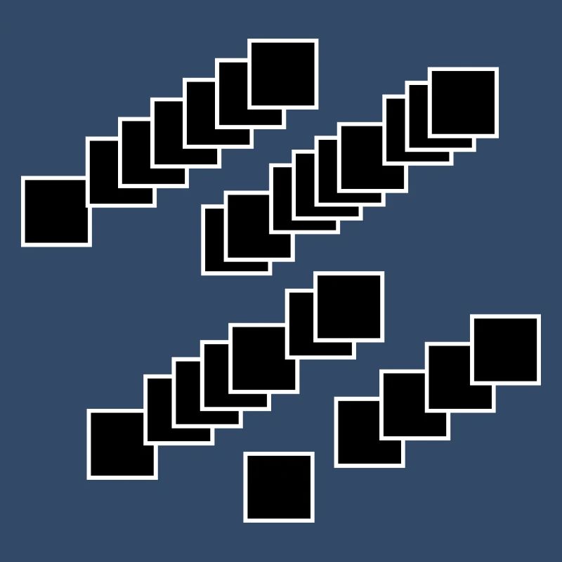 Nested Squares Cascade