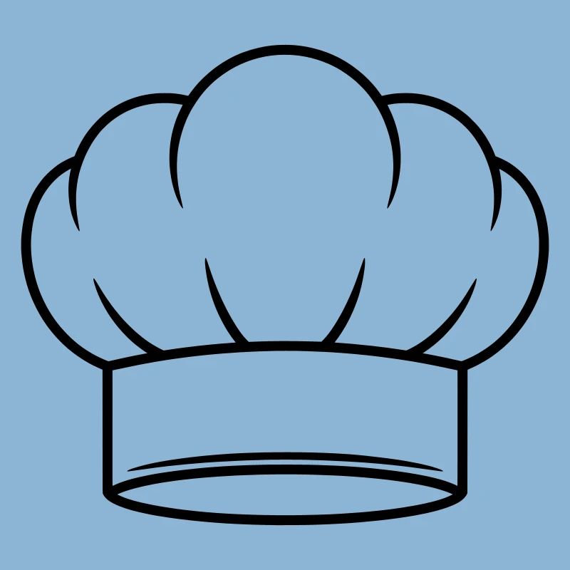 Chef Hat Vector Icon Design