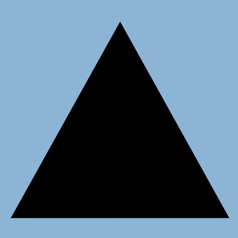 forme de triangle de hippie