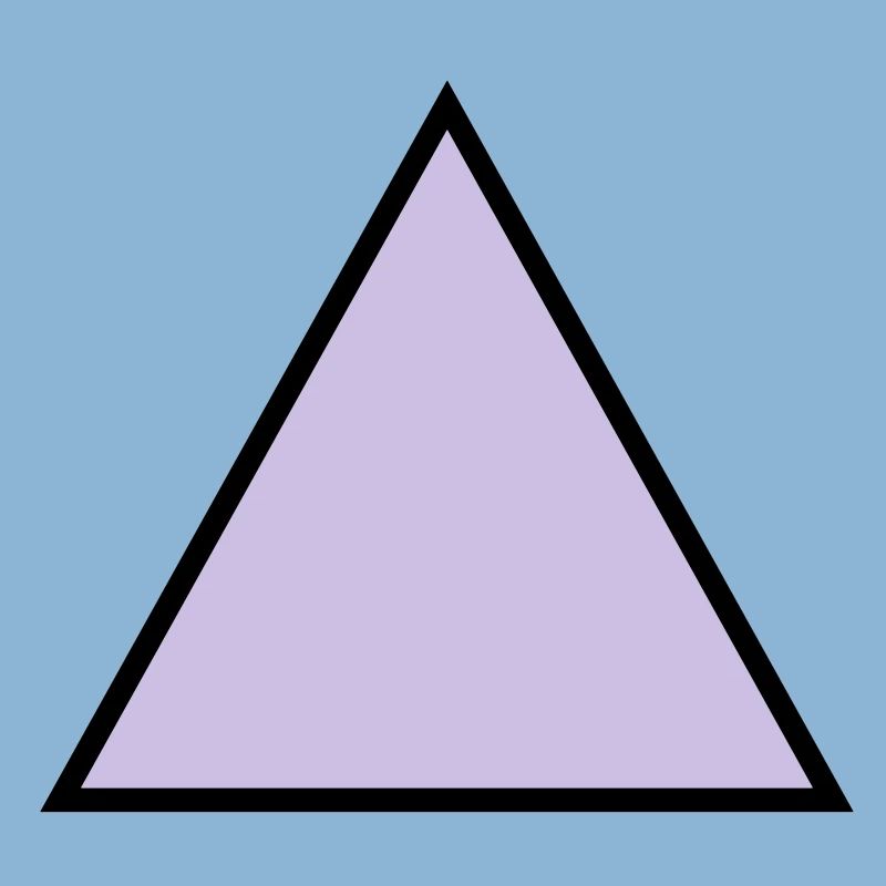 hipster triangle triangle shape