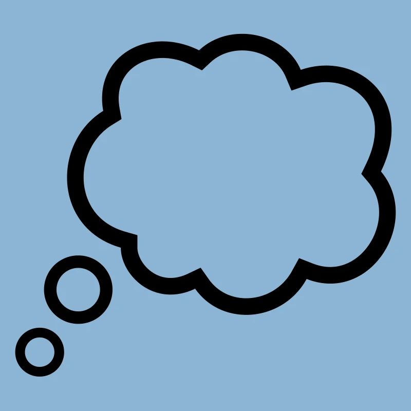 Thinking Bubble Comic Pensée Bulle Bulle Pensées