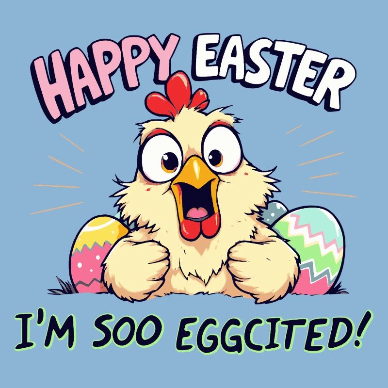 happy easter i am eggcited