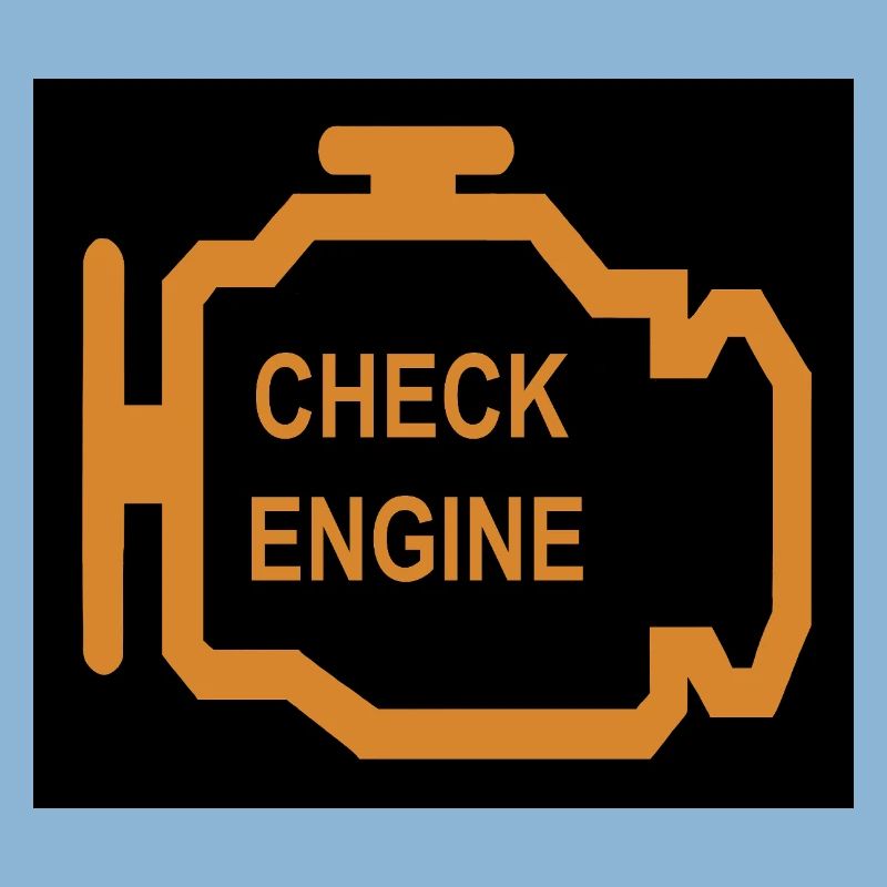 Check Engine Icon in Orange