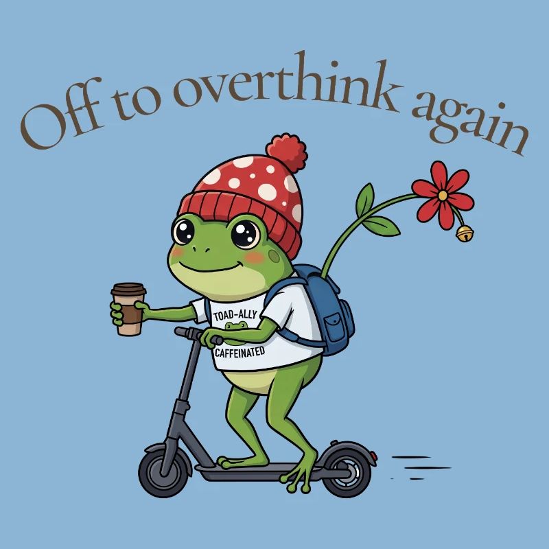 Toad-ally caffeinated frog