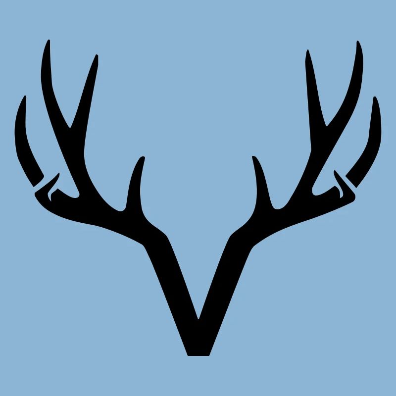 modern minimalist deer antlers