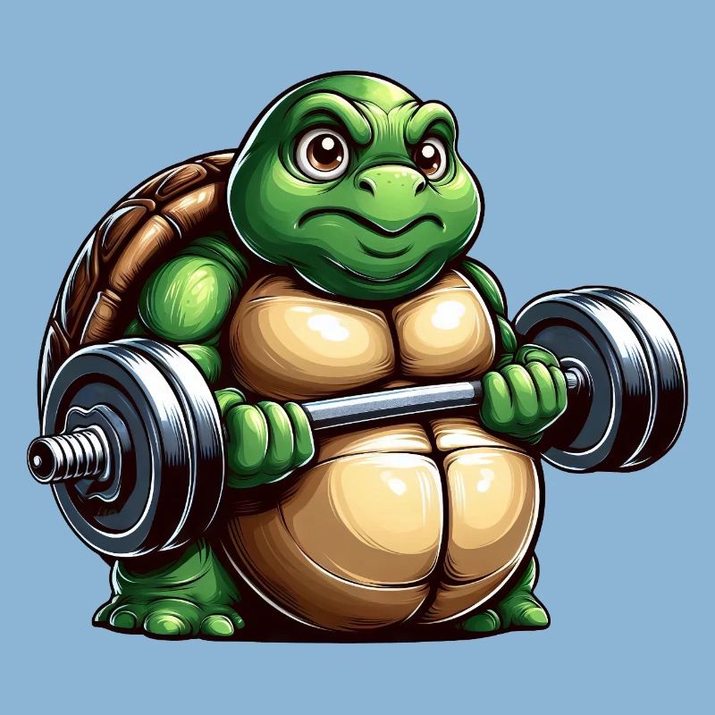 Entraînement avec haltères Grim Turtle