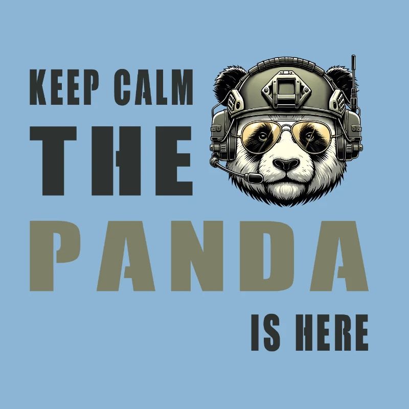 Taktischer Panda – Keep Calm