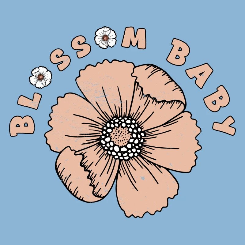 Pretty Blossom - Cute Spring Flower Design