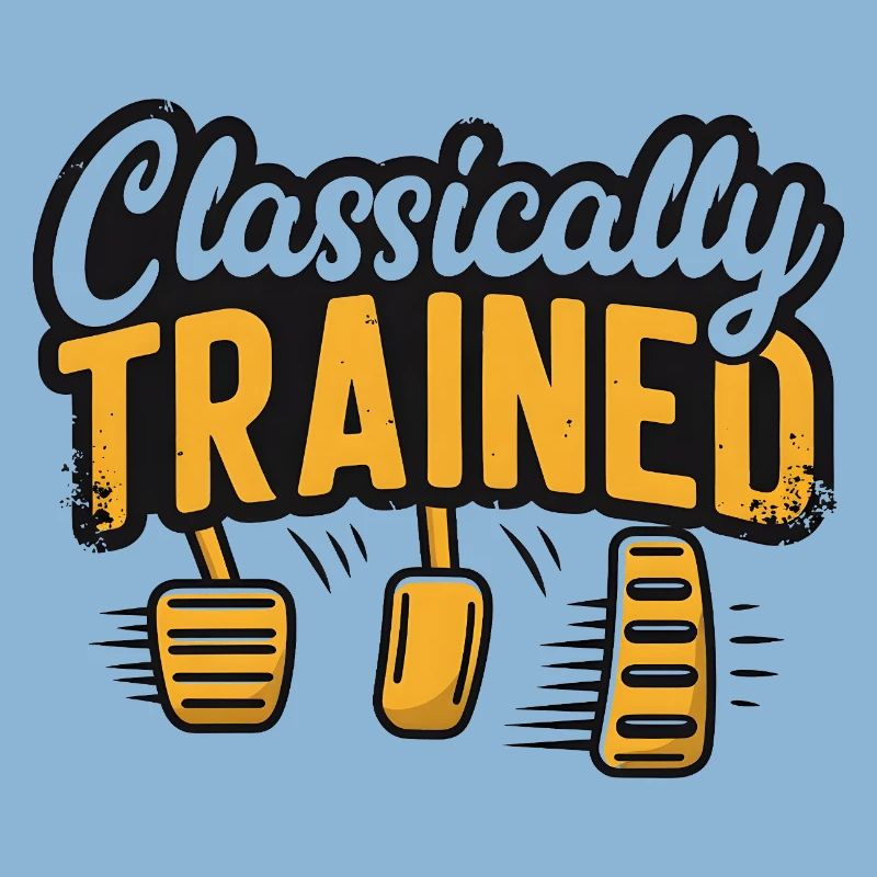Classically Trained Manual Car Driver Pedals