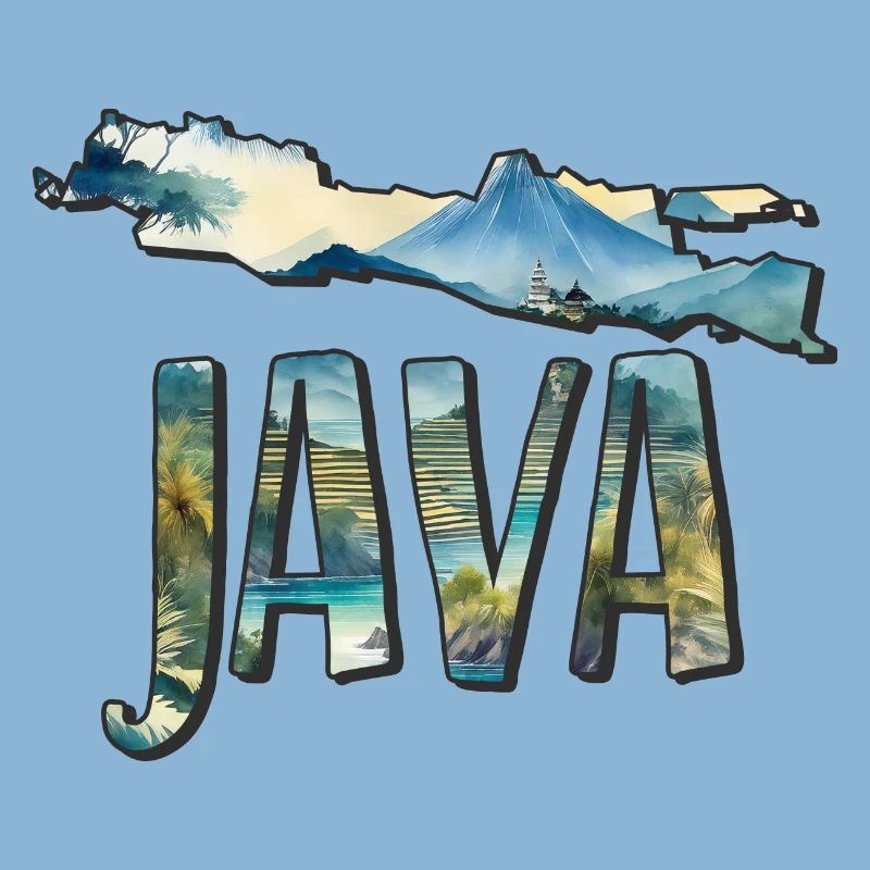 Watercolor Map Java