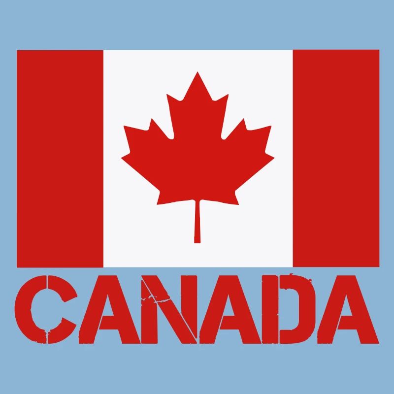 Maple Leaf Canada Flag Art