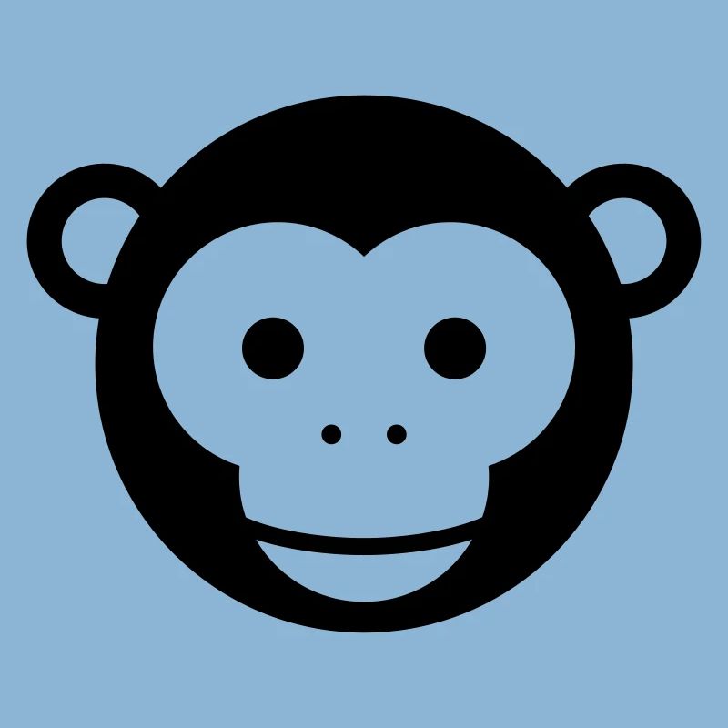 Monkey Head – Cute Monkey Face Cartoon