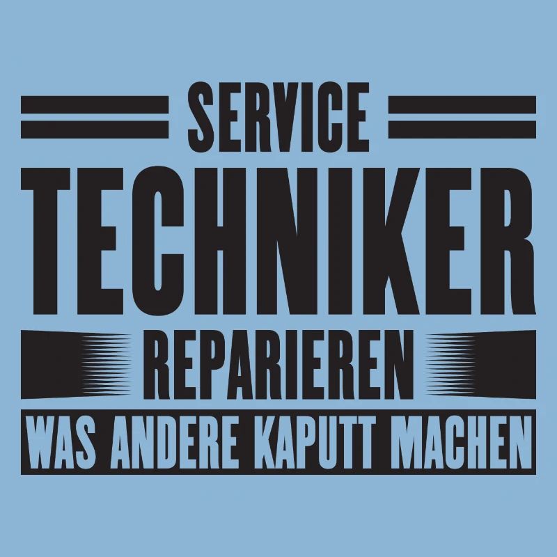 Service Technician Support Solution Slogan Service