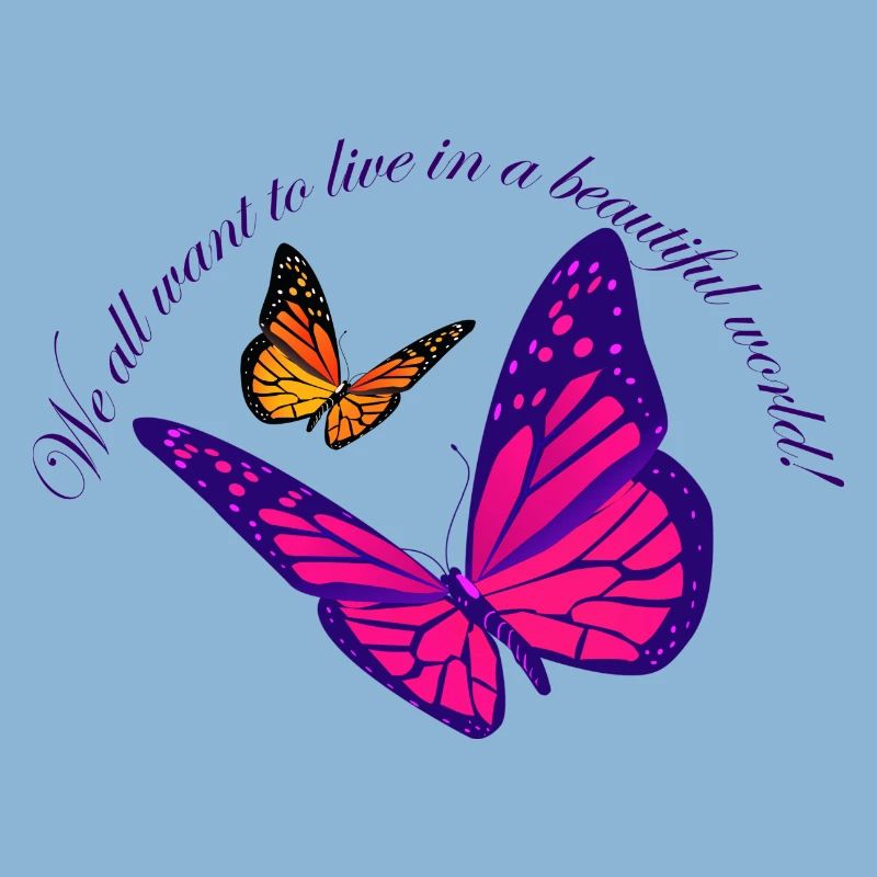 Neon Butterfly Magic